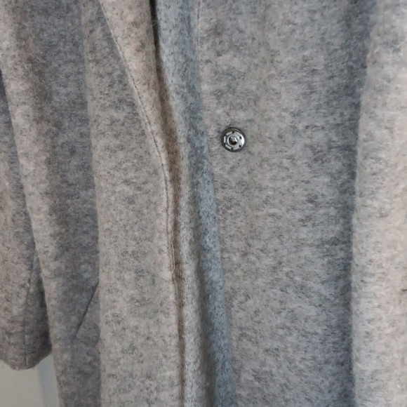 Italian-made Gray Wool Blend Coat - Picture 8 of 8